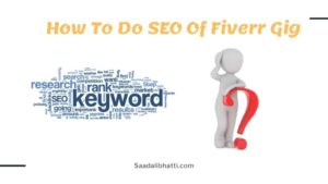 how to do seo of fiverr gig