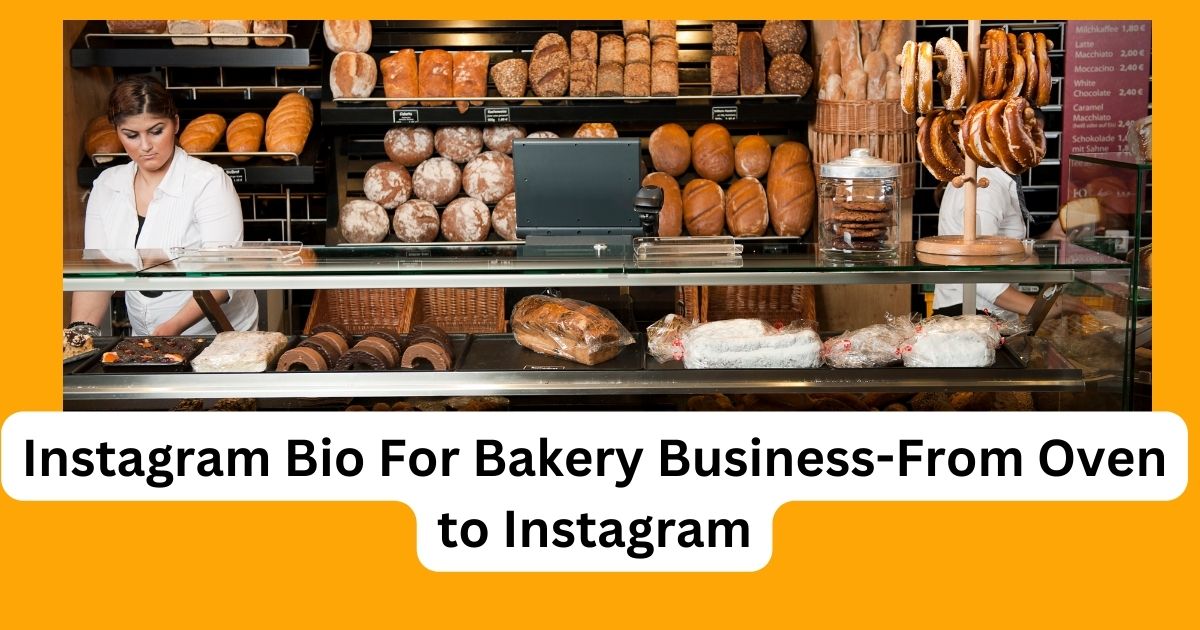 instagram bio for bakery business