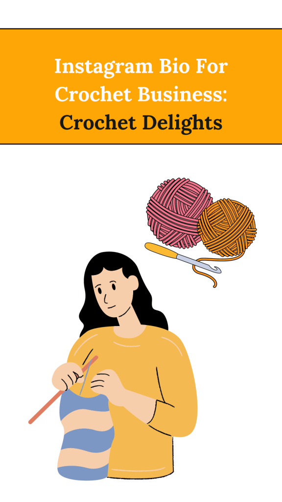 instagram bio for crochet business