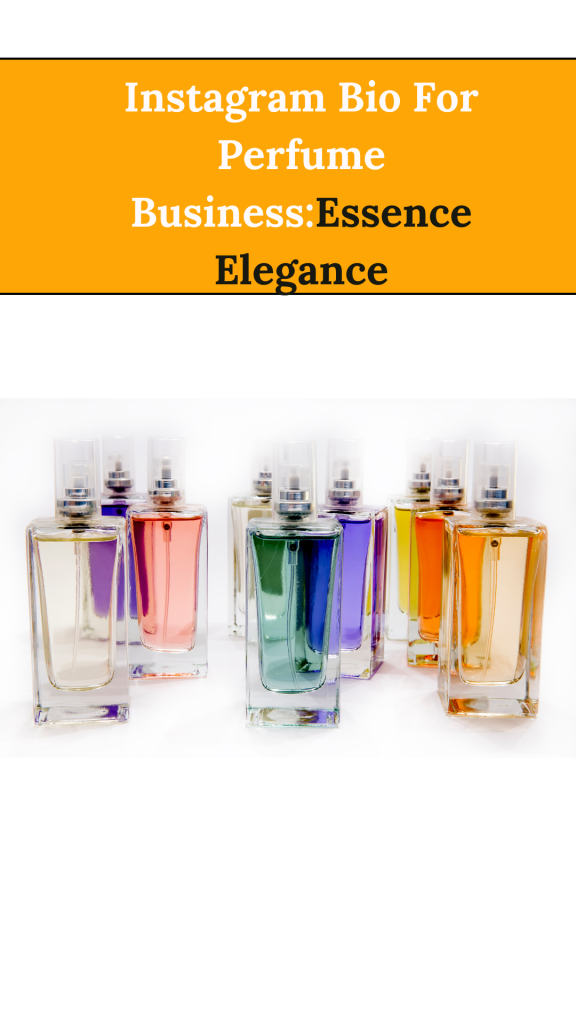 instagram bio for perfume business